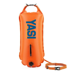 orange dry bag tow float